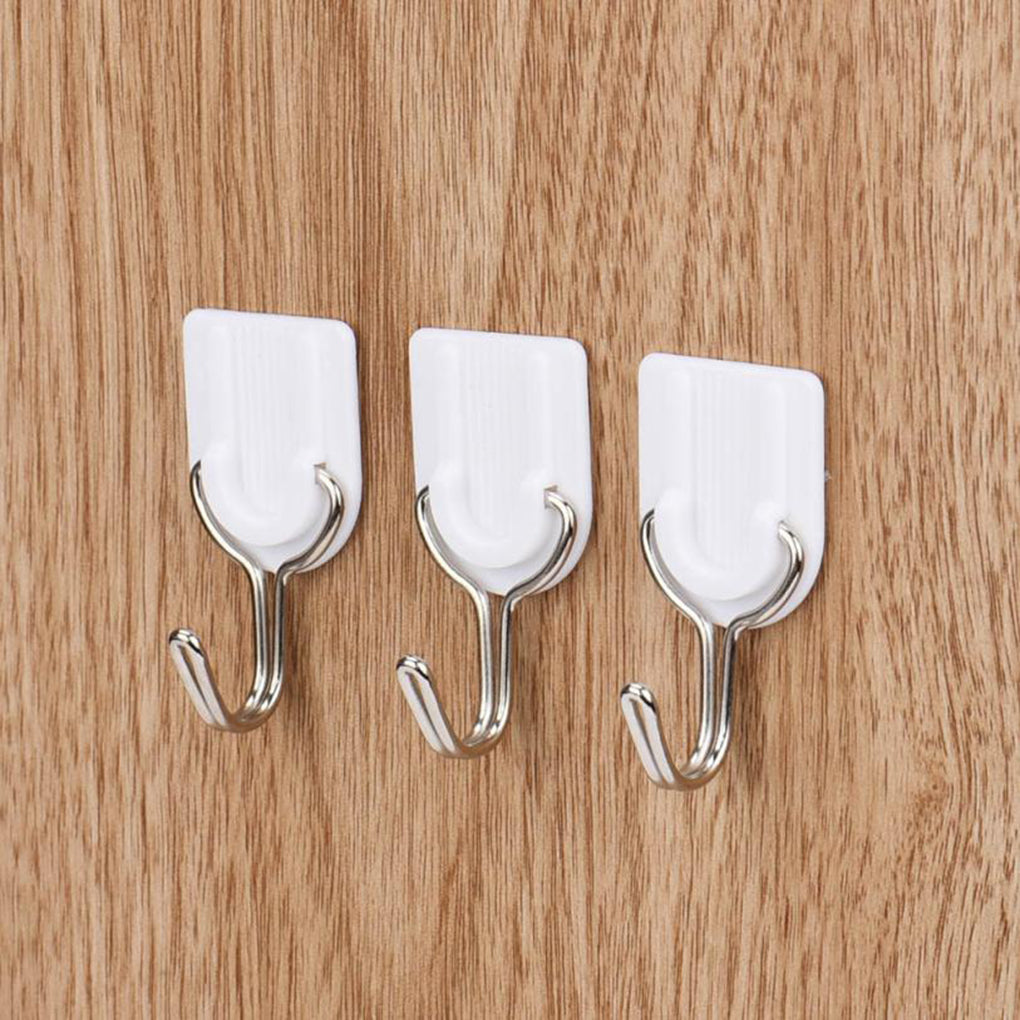 6Pcs/set Strong Sticky Hooks Door Wall Hanger Holder Tiles Glass