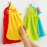 Colors Soft Coral Velvet Cartoon Animal Towel
