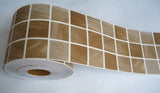 Waterproof Tiles Mosaic Wall Sticker Kitchen Bathroom Toilet Adhensive Anti Oil PVC Wallpaper