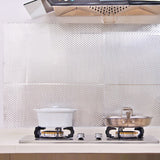 Aluminum Foil Kitchen Stickers Maison Decoration Sticker Self Adhesive Waterproof Wallpaper