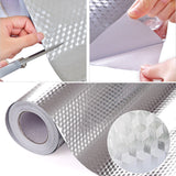 Aluminum Foil Kitchen Stickers Maison Decoration Sticker Self Adhesive Waterproof Wallpaper
